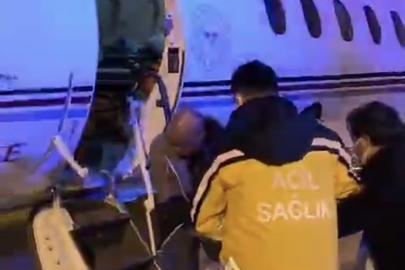 11 aylık bebek uçak ambulansla Van’dan İstanbul’a sevk edildi