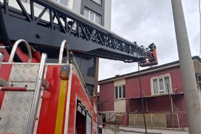 Baca yangını büyümeden söndürüldü