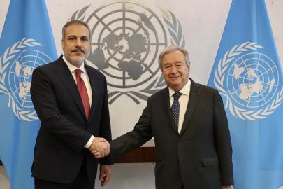 Bakan Fidan BM Genel Sekreteri Guterres ile görüştü