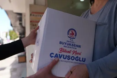 Denizli Büyükşehir ile ramazan bereketi kapı kapı yayılıyor