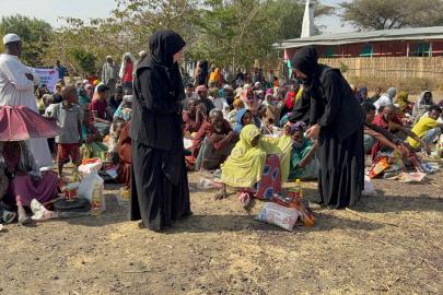 Fransa Yetim Eli'nden Etiyopya'da gıda yardımı