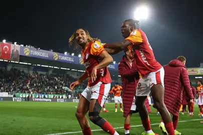 Galatasaray'dan Rizespor'a karşı büyük üstünlük