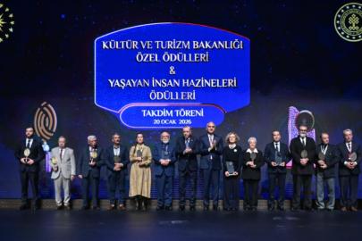 Kültür ve Turizm Bakanlığı Özel Ödülleri ve Yaşayan Hazineler Ödülleri sahiplerini buldu