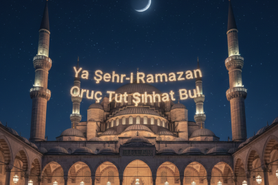 Ramazanda minareler arasında yükselen kandil: Mahya