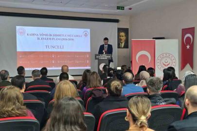 Tunceli’de kadına yönelik şiddetle mücadelede yerel yol haritası belirlendi