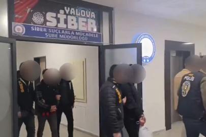 Yalova merkezli dolandırıcılık operasyonu: 5 tutuklama