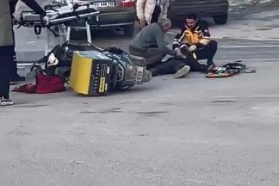 Elazığ’da motosiklet ile otomobil çarpıştı: 1 yaralı