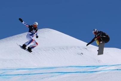 Erzurum’da FIS SBX Snowboard Dünya Kupası heyecanı