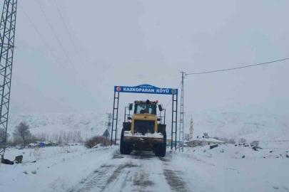 Iğdır’da karla mücadelede başarı: Kapalı köy yolu kalmadı
