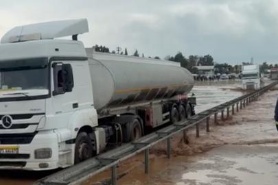 Mardin’de sağanak etkili oldu: Uluslararası İpekyolu göle döndü