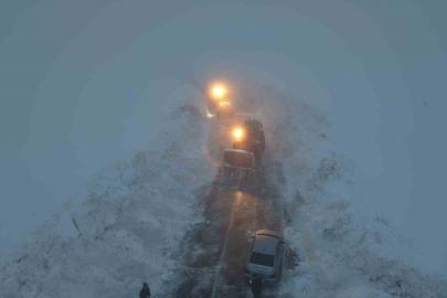 Muş’ta bahar ayında kar ulaşımı olumsuz etkiledi