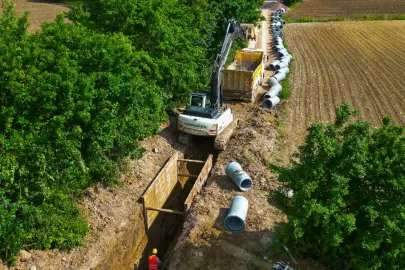 Sakarya'da atık su altyapısı 5 bin metrelik yeni hat ile güçleniyor