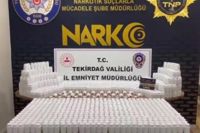 Tekirdağ’da sokak satıcısına operasyon: 81 binin üzerinde sentetik ecza ele geçirildi