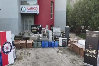 Adana’da 703 bin sentetik ecza ele geçirildi: 9 gözaltı