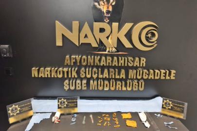 Afyonkarahisar'da uyuşturucu operasyonu: 1 tutuklama