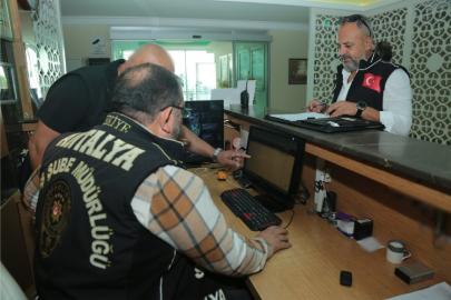 Antalya'da konaklama ve araç kiralama firmalarına denetim