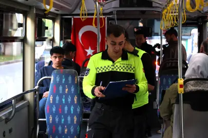 Antalya’da toplu taşıma araçlarına sıkı denetim