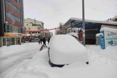 Ardahan’da nisan ayında kar sürprizi