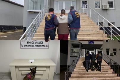 Bingöl’de jandarmadan operasyon: 3 hükümlü tutuklandı, uyuşturucu ele geçirildi