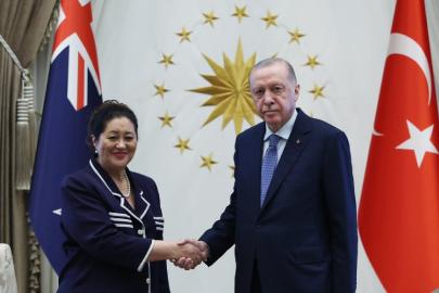 Cumhurbaşkanı Erdoğan, Yeni Zelanda Genel Valisi Kiro'yu kabul etti