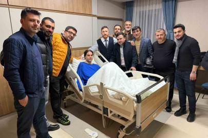 Erzurumspor’da Orbanic’e moral ziyareti, Yakup Kırtay’a 100. maç tebriği