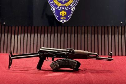 Gaziantep'te kalaşnikof tüfek ele geçirildi