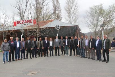 HÜDA PAR heyeti Ilıcalar’da muhtarlarla bir araya geldi