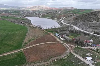 Kuruma riski altındaki Kızılca Göleti yeniden suya kavuştu