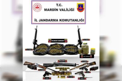 Mardin’de düzenlen operasyonunda 35 kilo uyuşturucu ele geçirildi
