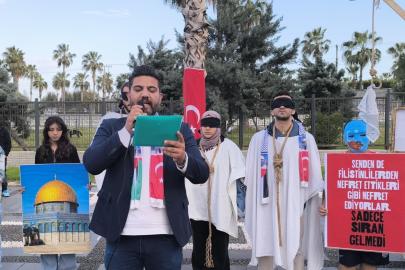 Mersin'den siyonist rejimin Filistinli esirlere yönelik idam kararına tepki