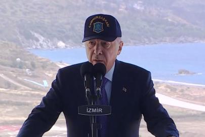 Cumhurbaşkanı Recep Tayyip Erdoğan konuşuyor