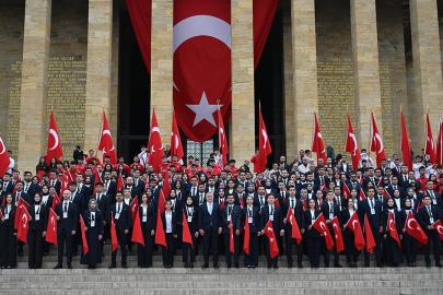Gençler ve sporcular 19 Mayısta Anıtkabirde buluştu