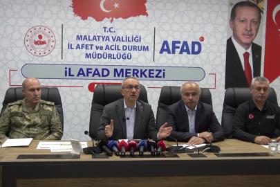 Malatya Valisi Yavuz: Deprem sonrası 74 vatandaş hastanelere başvurdu