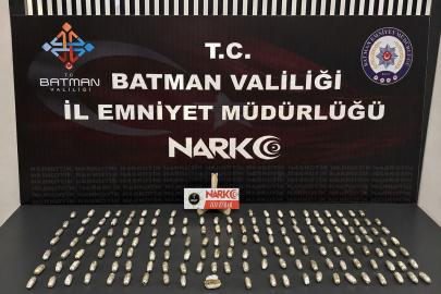 Batman'da midesinde uyuşturucu taşıyan yabancı uyruklu şahıs tutuklandı