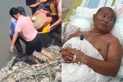 Çin'de bir adam 7 gün boyunca denizde sürüklendi ama hayatta kaldı