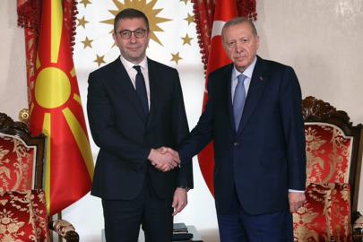 Cumhurbaşkanı Erdoğan, Kuzey Makedonya Başbakanı Mickoski’yi kabul etti