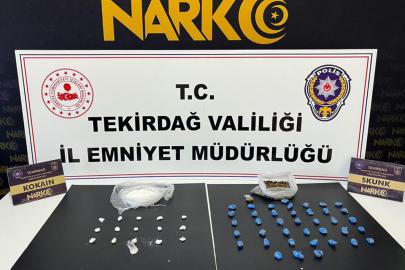 Tekirdağ’da bir haftada 103 kişiye uyuşturucu işlemi: 8 tutuklama