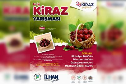 Yeşilyurt'un en iyi kirazları yarışacak, üreticilerin emeği ödüllendirilecek