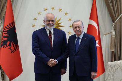 Cumhurbaşkanı Erdoğan, Arnavutluk Başbakanı Rama’yı kabul etti
