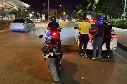 Gaziantep'te motosiklet denetimi: 665 sürücüye ceza