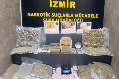 İzmir'de uyuşturucu operasyonu: Çok miktarda madde ele geçirildi, bir kişi tutuklandı