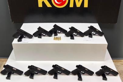 Muğla'da ruhsatsız 10 tabanca ele geçirildi: 1 tutuklama