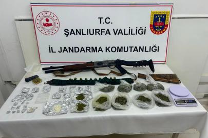 Şanlıurfa’da esrar, eroin ve kenevir tohumu ele geçirildi