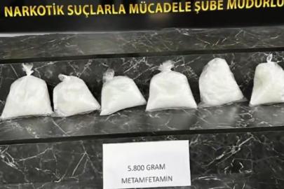 Şırnak'ta tırda 5,8 kilo metamfetamin ele geçirildi