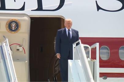 Sosyal medya kullanıcıları, "Trumpgeliyor" etiketiyle tepkilerini paylaştı
