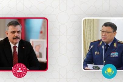 Türkiye ile Kazakistan arasında güvenlik iş birliği görüşüldü