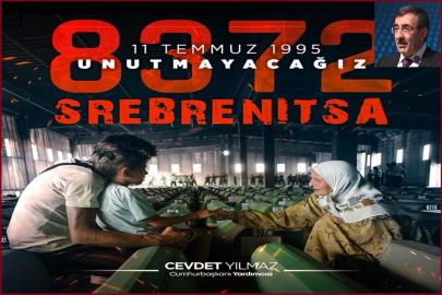 Yılmaz Srebrenitsa katliamı'nı andı