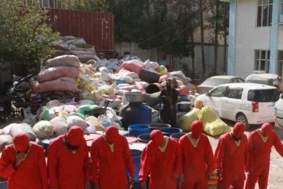 Afgan polisi 2,5 ton uyuşturucuyu imha etti