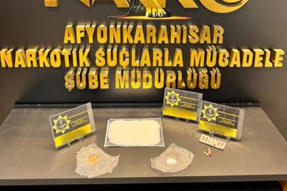 Afyonkarahisar’da uyuşturucu operasyonunda 2 şüpheli tutuklandı
