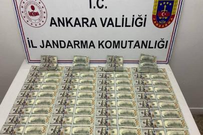 Ankara'da 80 bin sahte dolar ele geçirildi: 2 gözaltı